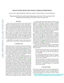 Infant Crying Detection in Real-World Environments