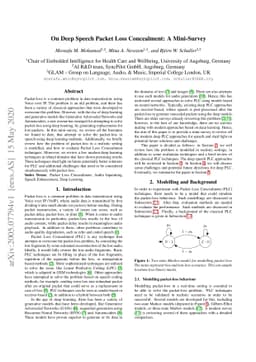 On Deep Speech Packet Loss Concealment: A Mini-Survey