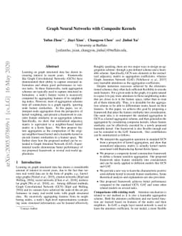 Graph Neural Networks with Composite Kernels