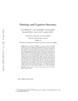Ontology and Cognitive Outcomes