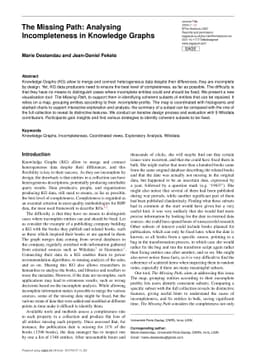The Missing Path: Analysing Incompleteness in Knowledge Graphs