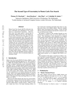 The Second Type of Uncertainty in Monte Carlo Tree Search