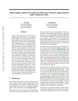 Finite-sample Analysis of Greedy-GQ with Linear Function Approximation
  under Markovian Noise
