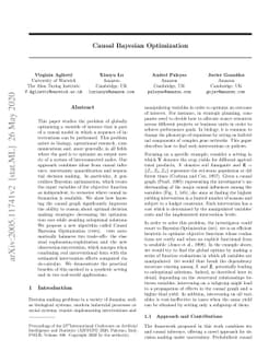Causal Bayesian Optimization