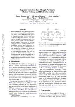 Køpsala: Transition-Based Graph Parsing via Efficient Training and
  Effective Encoding