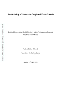 Learnability of Timescale Graphical Event Models