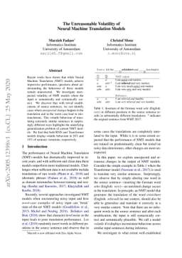 The Unreasonable Volatility of Neural Machine Translation Models
