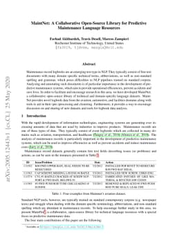MaintNet: A Collaborative Open-Source Library for Predictive Maintenance
  Language Resources