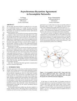 Asynchronous Byzantine Agreement in Incomplete Networks [Technical
  Report]