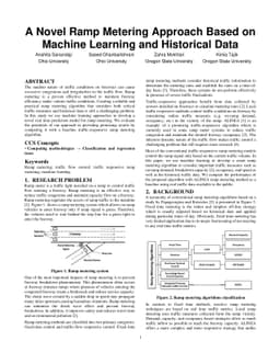 A Novel Ramp Metering Approach Based on Machine Learning and Historical
  Data