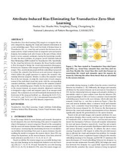 Attribute-Induced Bias Eliminating for Transductive Zero-Shot Learning
