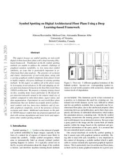 Symbol Spotting on Digital Architectural Floor Plans Using a Deep
  Learning-based Framework