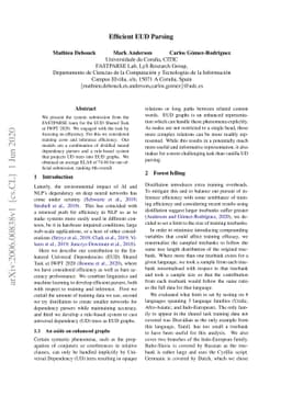 Efficient EUD Parsing