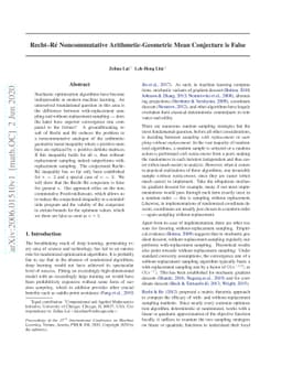 Recht-Ré Noncommutative Arithmetic-Geometric Mean Conjecture is False