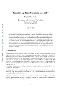 Bayesian Updates Compose Optically