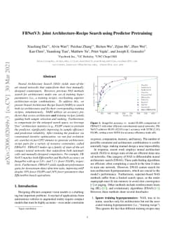 FBNetV3: Joint Architecture-Recipe Search using Predictor Pretraining