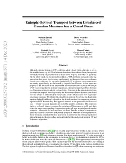 Entropic Optimal Transport between Unbalanced Gaussian Measures has a
  Closed Form