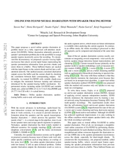 Online End-to-End Neural Diarization with Speaker-Tracing Buffer