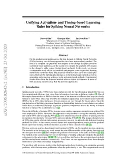 Unifying Activation- and Timing-based Learning Rules for Spiking Neural
  Networks