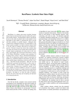 RarePlanes: Synthetic Data Takes Flight