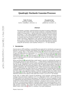 Quadruply Stochastic Gaussian Processes