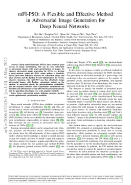 mFI-PSO: A Flexible and Effective Method in Adversarial Image Generation
  for Deep Neural Networks