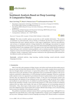 Sentiment Analysis Based on Deep Learning: A Comparative Study
