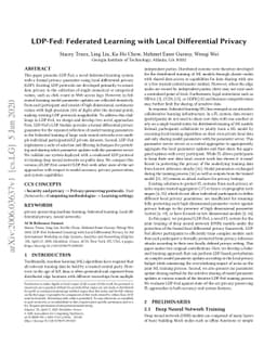 LDP-Fed: Federated Learning with Local Differential Privacy