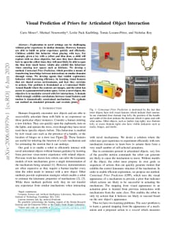 Visual Prediction of Priors for Articulated Object Interaction