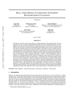Real-Time Model Calibration with Deep Reinforcement Learning