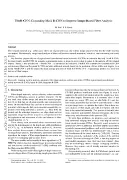 FibeR-CNN: Expanding Mask R-CNN to Improve Image-Based Fiber Analysis