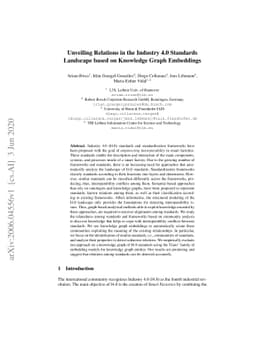 Unveiling Relations in the Industry 4.0 Standards Landscape based on
  Knowledge Graph Embeddings