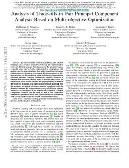 Analysis of Trade-offs in Fair Principal Component Analysis Based on
  Multi-objective Optimization