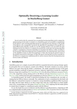Optimally Deceiving a Learning Leader in Stackelberg Games
