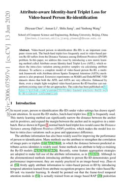 Attribute-aware Identity-hard Triplet Loss for Video-based Person
  Re-identification
