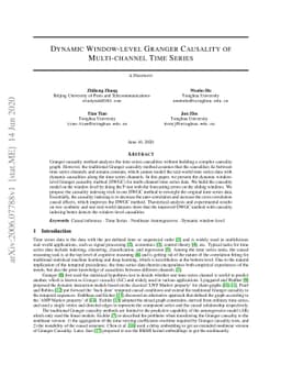 Dynamic Window-level Granger Causality of Multi-channel Time Series