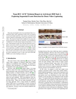 Team RUC_AIM3 Technical Report at Activitynet 2020 Task 2: Exploring
  Sequential Events Detection for Dense Video Captioning