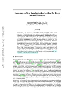 GradAug: A New Regularization Method for Deep Neural Networks