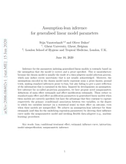 Assumption-lean inference for generalised linear model parameters