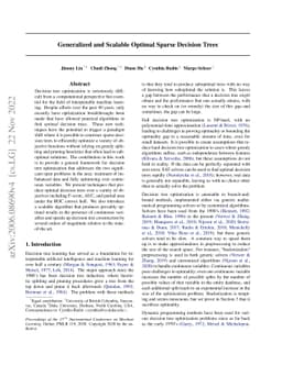 Generalized and Scalable Optimal Sparse Decision Trees