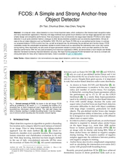 FCOS: A simple and strong anchor-free object detector