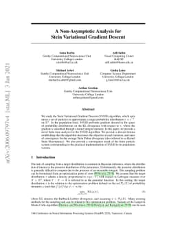 A Non-Asymptotic Analysis for Stein Variational Gradient Descent
