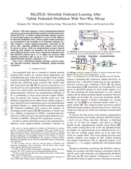 Mix2FLD: Downlink Federated Learning After Uplink Federated Distillation
  With Two-Way Mixup