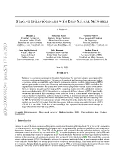 Staging Epileptogenesis with Deep Neural Networks