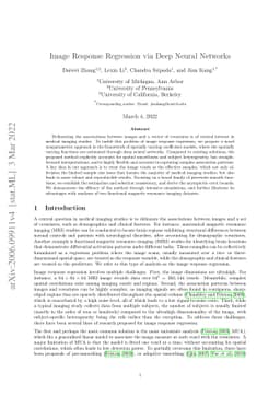 Image Response Regression via Deep Neural Networks