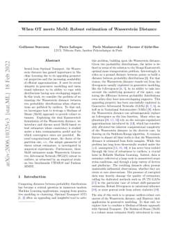 When OT meets MoM: Robust estimation of Wasserstein Distance