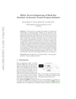 IReEn: Reverse-Engineering of Black-Box Functions via Iterative Neural
  Program Synthesis