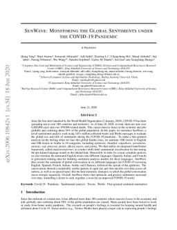 SenWave: Monitoring the Global Sentiments under the COVID-19 Pandemic