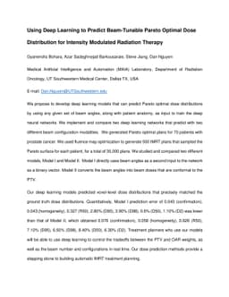 Using Deep Learning to Predict Beam-Tunable Pareto Optimal Dose
  Distribution for Intensity Modulated Radiation Therapy