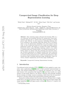 Unsupervised Image Classification for Deep Representation Learning